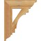 Ekena Millwork Merced Traditional Rough Sawn Bracket, Western Red Cedar, 4"W x 16"D x 20"H BKT04X16X20MRC01RWR - alternate 3